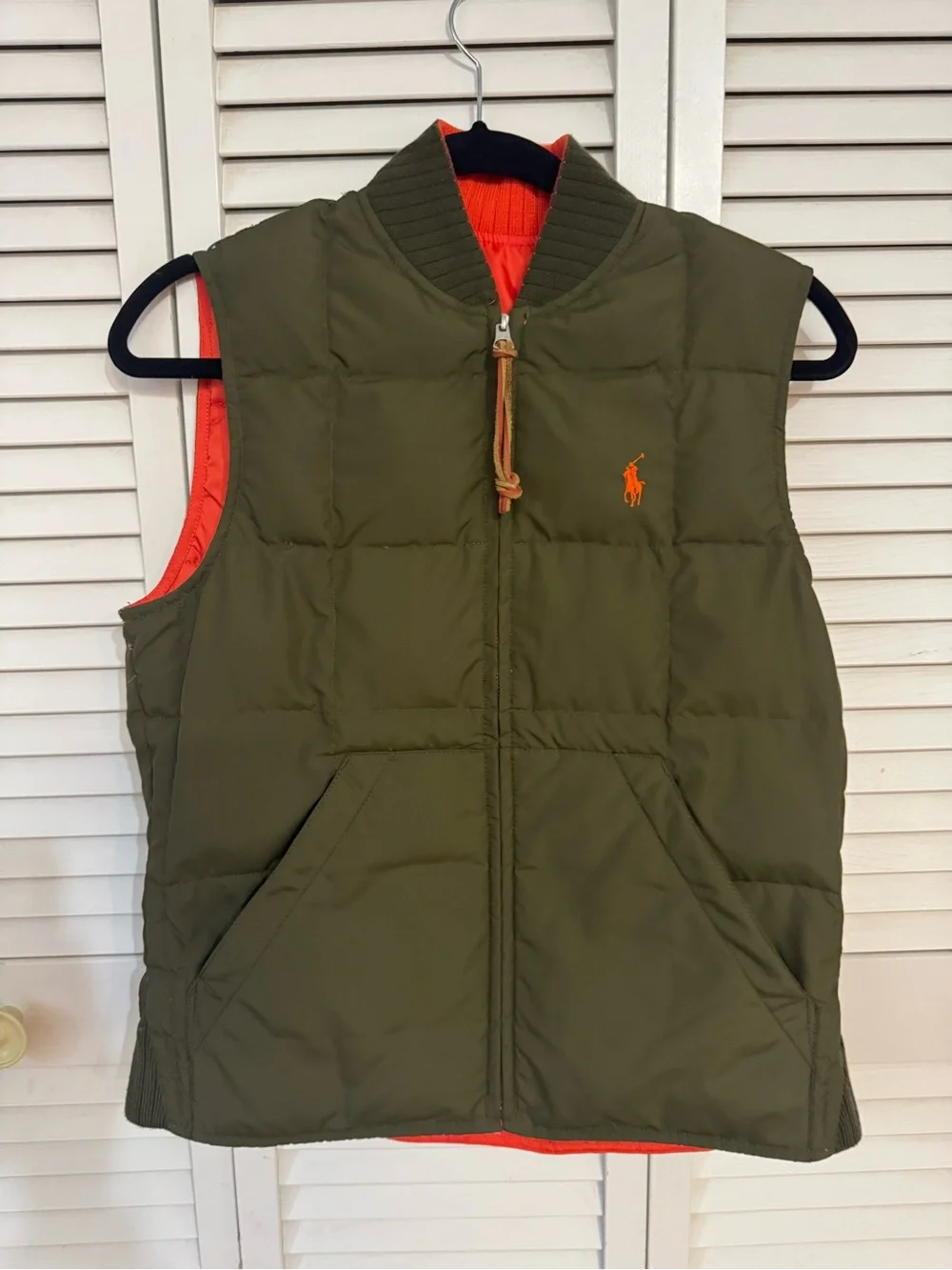 Polo Ralph Lauren Reversible Real Feather Puffer/Vest. Size -Small